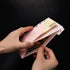 Pink Cash Envelopes A6 Binder Pockets with 6 Tabs and Label Stickers for Budgeting, A6 6-Ring Budget Binder Accessories