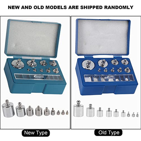 Calibration Weights Kit Set 17Pcs Total 211.1g with Storage Box and Tweezers for Digital Scale