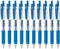 Zebra Sarasa Clip 0.3 Retractable Gel Ink Pen, Rubber Grip, 0.3mm, Cobalt Blue Ink, Value Set of 10 by ZEBRA