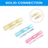 Heat Shrink Bullet Connectors, 100 Pcs Female Male Electrical Bullet Terminals for Automotive AWG 12-10