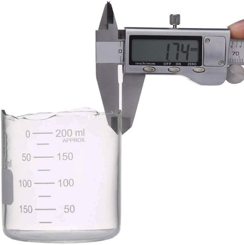 Glass Beakers Set - Borosilicate Graduated Measuring Low Form Glass Beakers in 4 Sizes