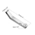 uxcell Metric Thickness Feeler Gauge, 0.05-1.00mm, 16 Blades Mn Steel Measuring Tool for Gap Width