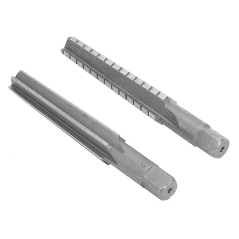 2pcs MT2 Taper Fine/Rough Reamer Cutter Tool Set, High Hardness Hand Held Chaser for Bore Machining