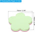 PATIKIL 2.7 x 2.7 Inch Flower Shape Sticky Notes, 6 Pads Cute Self-Stick Memo Pads Bright Colorful 100 Sheets/Pad for Home Office, 4 Colors