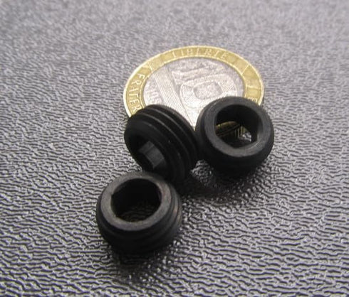 Generic Set 7/16"-20 .219" 10 Black Oxide Alloy Steel Hollow Lock Jam Screws x Length pcs
