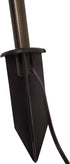 8-Inch Black Outdoor Light Support Stake - Durable Resin Fixture Spike with Wire Management