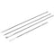 1 Set of 3 Pcs Stainless Steel Double Ended Micro Lab Scoop Spoon, Half Rounded and Flat End Spatula Sampler