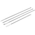 1 Set of 3 Pcs Stainless Steel Double Ended Micro Lab Scoop Spoon, Half Rounded and Flat End Spatula Sampler