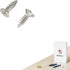 Wood Screws - 120PCS Flat Head Phillips Screws, 304 Stainless Steel with Adjustable Countersink Kit