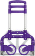 WISLAS Folding Hand Truck Dolly, 200 lbs Capacity Dolly Cart, Aluminum Portable Foldable