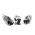 3PCS 1/2 3/4" 2", 1-1/2", 1-1/4" Pattern Flush Trim Router Bit Shank, Dia, Stable Double Bearing Guides, Top Bearing