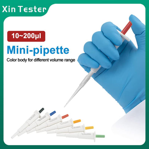 1 PCS 100µl Fixed Mini Volume Pipette, High Accurate Single-Channel Micropipette Lab Pipette Pipettor for Laboratory School, Blue