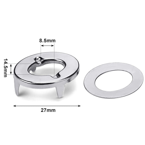 10 Sets Marine Grade Twist Lock Fasteners - Turn Button Eyelet and Stud with Mounting Screws for Canvas Marine