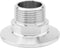 CLAHJQX 1.5 Inch Tri-Clamp to 3/4 Inch NPT Male Adapter, 304 Stainless Steel