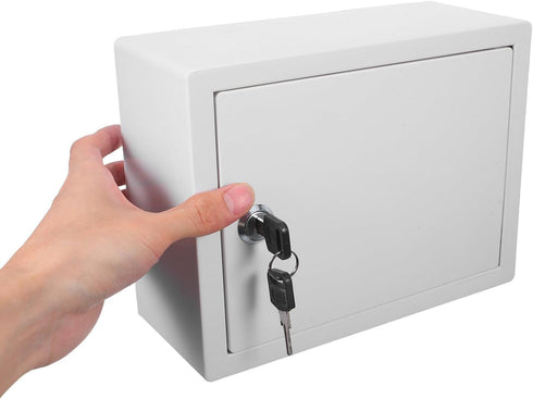 2PCS Mailbox NUOBESTY Wall Mounted Milk Box Dairy Container Holder Waterproof Milk Bottle Case Plastic Outdoor Key Lock