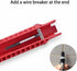 8-in-1 Faucet and Sink Installer, Anti-Slip Multifunctional Pipe Wrench for Bathroom and Kitchen Plumbing