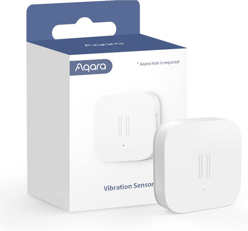 Aqara Vibration Sensor, Requires Aqara Hub, Wireless Mini Glass Break Detector for Smart Home Automation