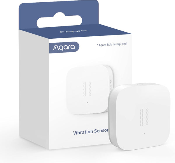 Aqara Vibration Sensor, Requires Aqara Hub, Wireless Mini Glass Break Detector for Smart Home Automation