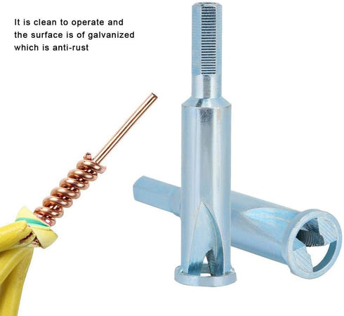 YWBL-WH Wire Stripper Electrical Cable Quick Connector Twisting Tool for Power Drill Driver (Rectangle/Round)(Round), Terminals by YWBL-WH