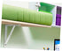 HOMSFOU Foldable Steel Shelf Bracket Triangular Support for Wall Mounted Storage for Tables and Benches Cold Rolled