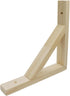 2 7.8"x7.8" Dnyta Pcs Rustic Wall Mount Wood Shelf Brackets, Unfinished Solid Wood Bracket Pendant Light Lamp Hanging
