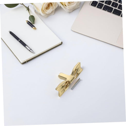 2pcs SOLUSTRE Bow Handle: Decorative Knobs Drawer Pull Decorative Handle for Drawer Shoe Cabinet Bedside Table Storage