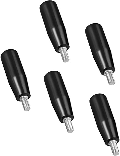 Revolving Handwheel Machine Handle, Male Threaded Stem M6, 5pcs for Milling Machinery