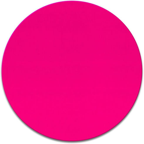 FINCIBO Non-Slip Round Mousepad, Solid Hot Pink Mouse Pad for Home, Office, Gaming Desk