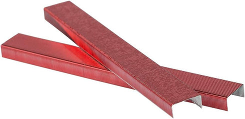 JAM PAPER Standard Size Colorful Staples, Ruby Red, 5000/box