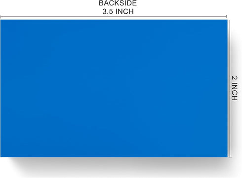 RXBC2011Sky 2x3.5"" 100 Count, Blue Elegance Thank You Cards - - SKYBLUE