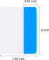JOVITEC 400 Pieces Sticky Index Tabs, 20 Sets, 2 Inch Colored File Folder Tabs, Writable and Repositionable Labels