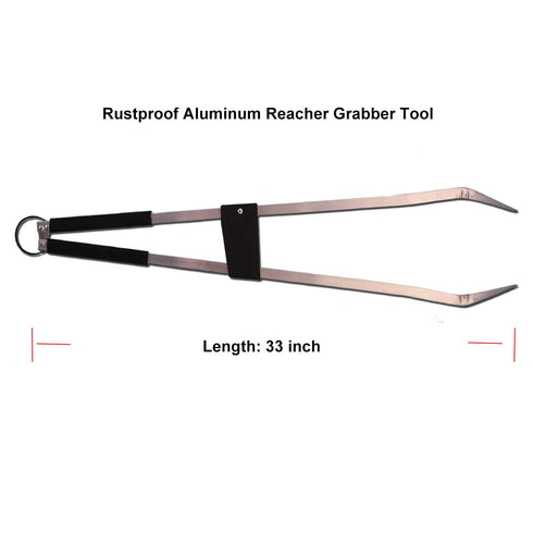 Long Trash & Garbage Picker Grabber Tool - Lightweight Aluminium Litter Pick Up Stick, Garden Nabber