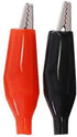 20Pcs Alligator Clips Black Red Soft Insulated Boots Covered Test Lead Clamp - Large