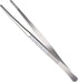 Long Forceps Tweezers, Precision Curved Science Surgical Tongs, Serrated Bent Tweezers with Knurled Handles (1PCS)