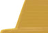 Shepherd Hardware 3763 Heavy Duty Jumbo Rubber Door Wedge, Yellow, 3-1/2 Inch
