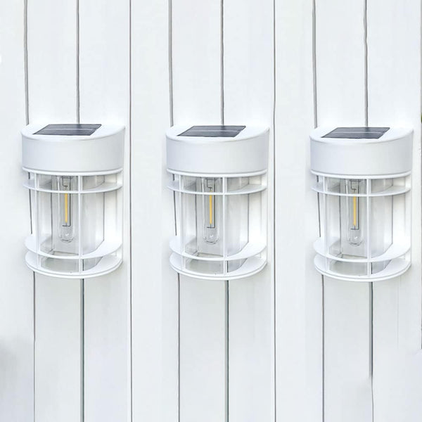 Solar Fence Lights, 8 Pack Deck Light Solar Powered, Waterproof Solar Outdoor