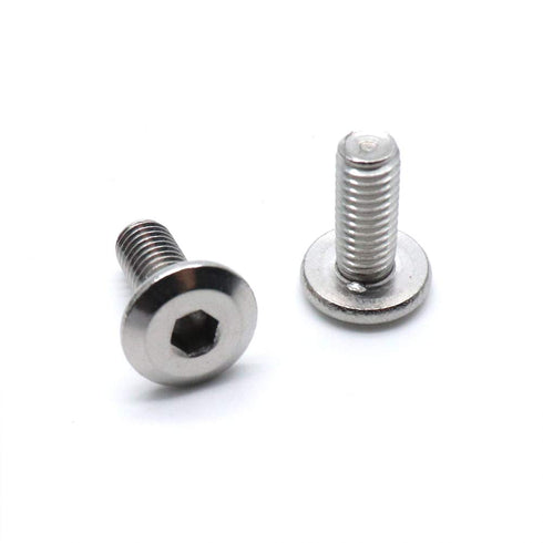 Biaungdo M6x15mm Stainless Steel Flat Head Hex Socket Cap Bolts Screws Fastener, Pack of 30 Countersunk Connector