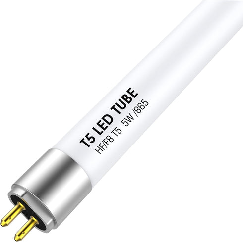 T5 LED Bulbs 12 inch, G5 5W 685lm 6500K, F8T5/DL LED Replacement without Rewiring, Pack of 1