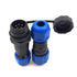 SD13 Waterproof 5 pin Power Cable Connector, LED Power Plug Socket, IP68 Industrial Electrical Cable Connector