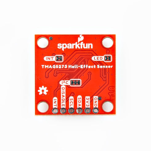 3D TMAG5273 1.00 1.00 SparkFun Linear Hall-Effect Sensor - (Qwiic) Low-Power, high-Precision Magnetic Field Sensor