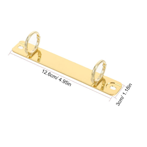 Uonlytech Notebook Binder, 2 Binder Clips, Ring Clip, File Holder, Spine Bar, Binding Combs, Metal Detachable