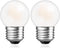 2 Pack G40 Low Watt LED Light Bulbs, 1.5W (15W Equivalent) E26 Base Warm White 2700K for Bedroom & Bathroom Decor