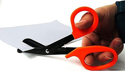 Bandage Scissors Medical Surgical Shears - Sharp Curved Safety Scissors for Doctors and Nurses Cutting Bandages