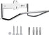 2 SS304 (2) JBscoop Ladder Hooks Wall Mount for Ladder Storage Strollers and Folding Chair, Heavy Duty Lader Holder