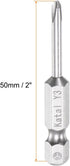 5pcs Y3 Tri-point Screwdriver Bit 1/4" Hex Shank 2" Length Magnetic Y Type Screw Driver Power Tool by HARFINGTON