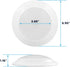 4 Inch Dimmable 5CCT 2700K 3000K 3500K 4000K 5000K, 11W, 800LM, LUXRITE LED Disk Lights, Flush Mount Ceiling Light