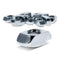 8020, 3933, 15 40 Series 1/4-20 Standard Drop in T-Nut Steel Nut T-Slot Accessories for 80/20 Aluminum Extrusion (10