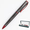 Monteverde Impressa Ballpoint Pen, Gun Metal with Red Trim, Refillable with Parker Style Refills