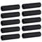 100Pcs M3X10 Knurled Standoffs for RC/Drone/Quadcopter/FPV/Racing Car Accessories (Black, 10mm)