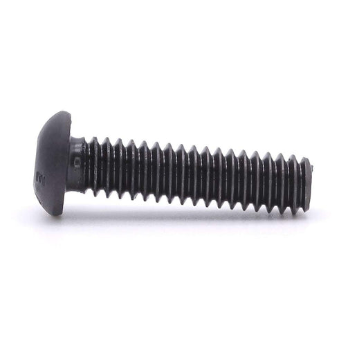 M6 x 45mm Button Head Socket Cap Screws, 25 pcs Grade 10.9 Alloy Steel, Black Oxide Finish